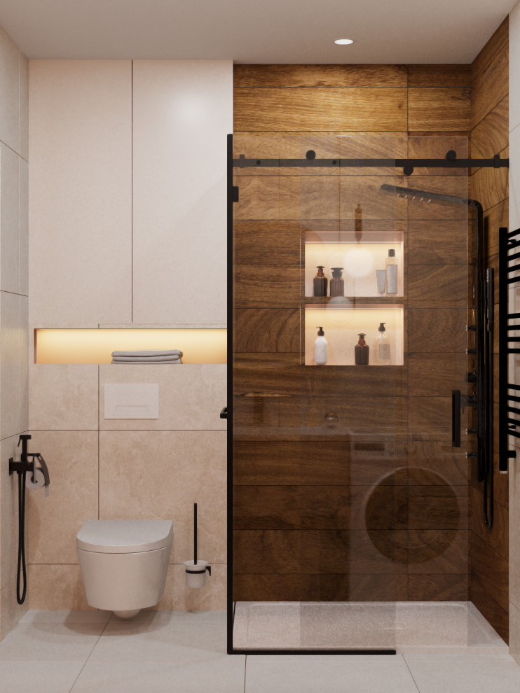 Однокомнатная квартира в смешанном стиле