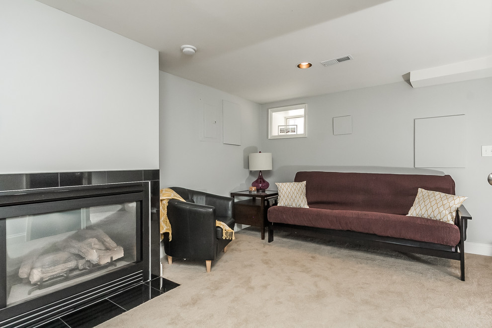 Transitional home design photo in Baltimore