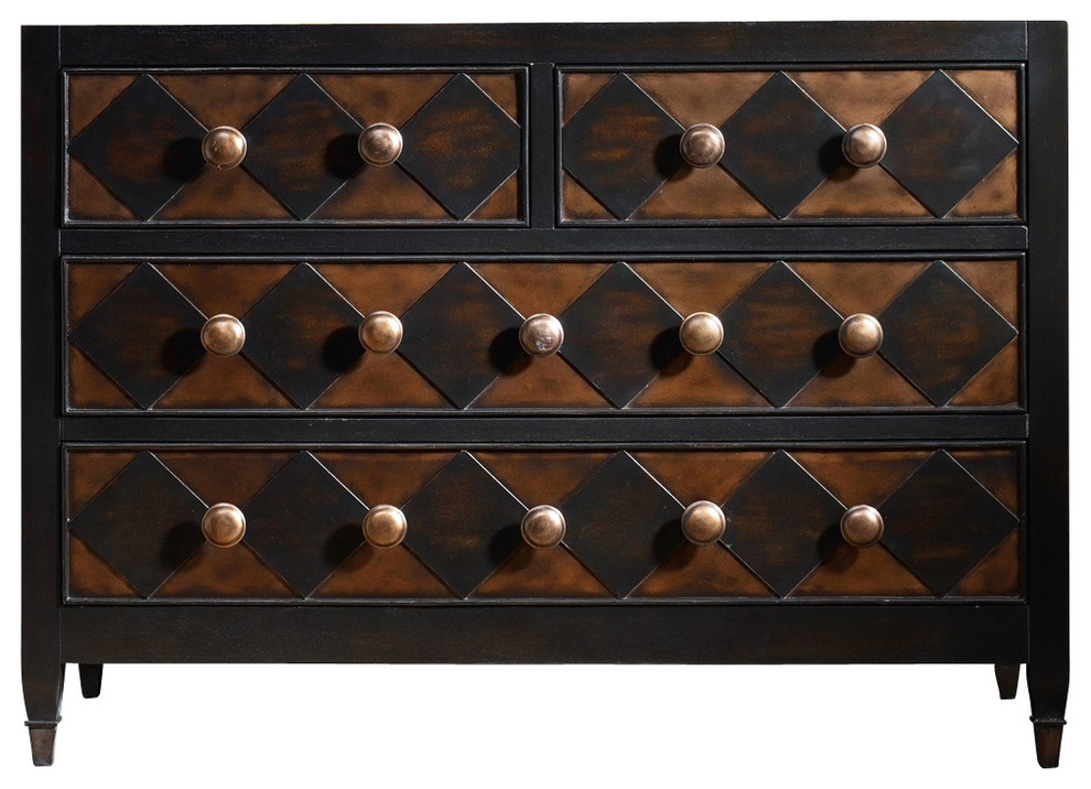 Hooker Furniture Four Drawer Diamond Front Chest