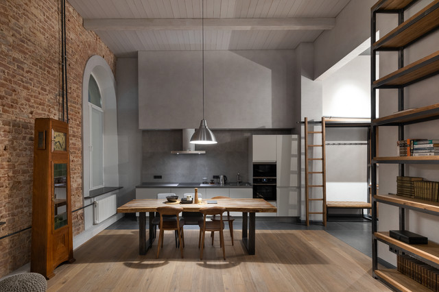 Loft на Чистопрудном industrial-kueche
