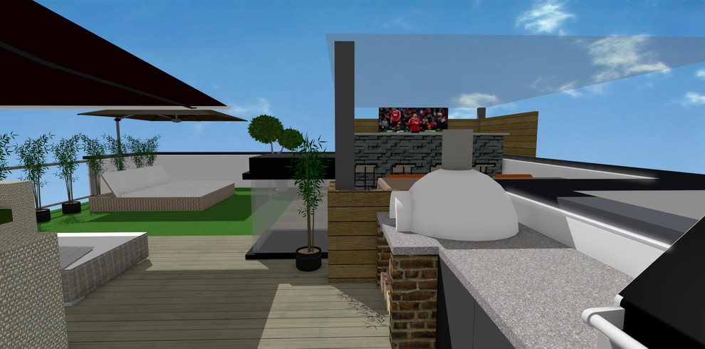 Luxurious Penthouse with Roof Terrace, Manchester