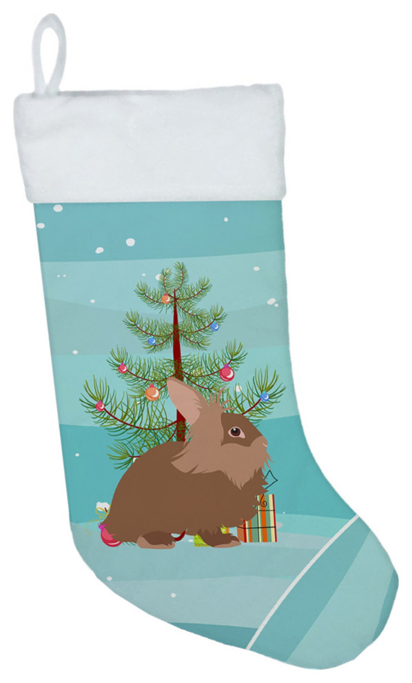 Caroline's Treasures Lionhead Rabbit Christmas-Stockings, Multicolor