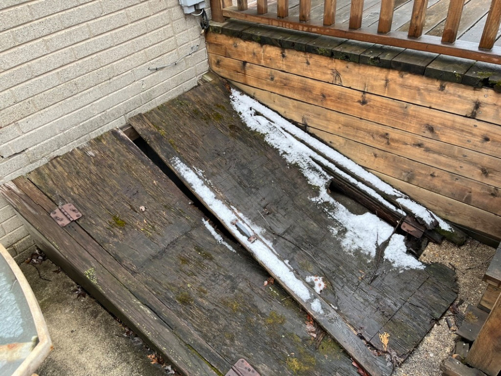 Cellar Door Replacement - Before