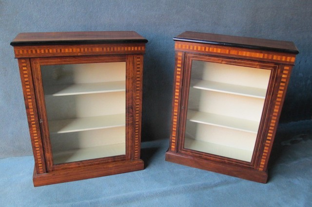 Victorian Rosewood Pier Cabinet (1 of a near pair sold separately)