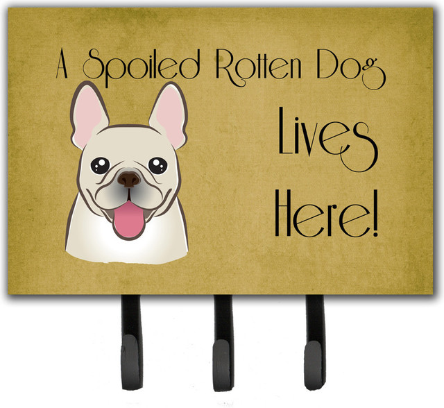 Jack Russel Dog Wall Mount Coat Leash Hook Village Wrought Iron