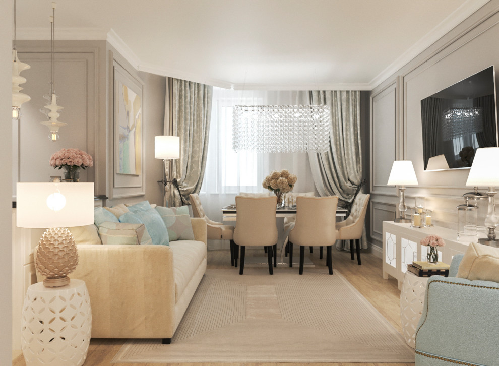 Нео классика в пастельных тонах