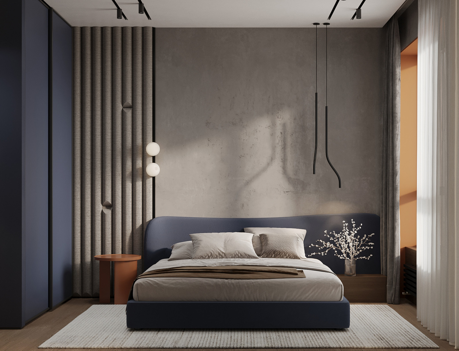 Брутальный интерьер квартиры 85 кв.м. в Москве. Проект