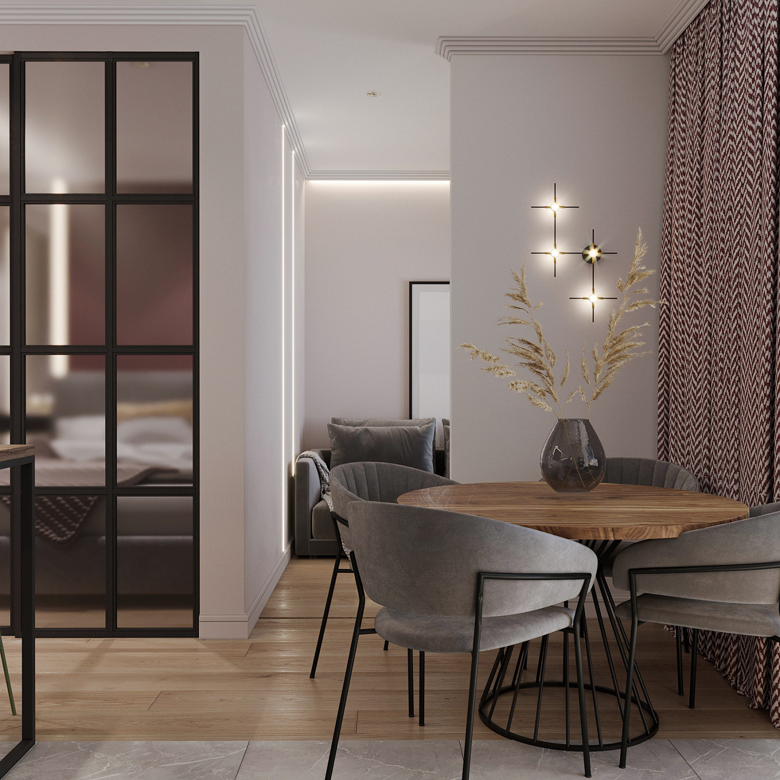 ЖК Весна, однокомнатная для интернациональной пары Хорхе и Карины