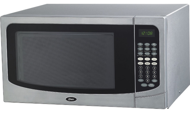 Family-Size 1.6-Cu. Ft. 1000W Countertop Microwave Oven, Stainless Steel