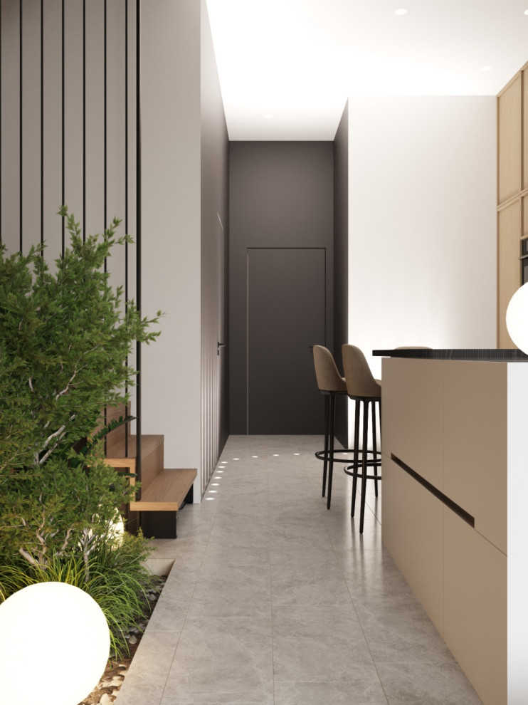 2-ух уровневая квартира для молодой семьи