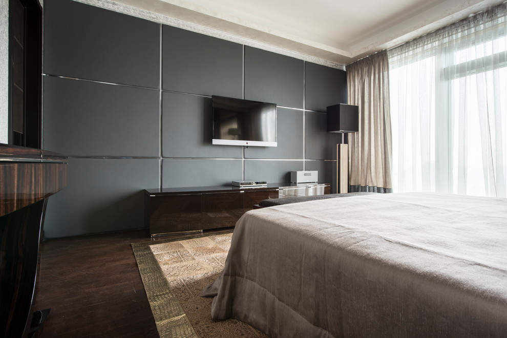 Мягкие стеновые панели для ТВ зоны