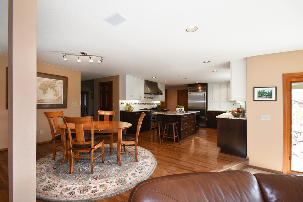 Inspiration for a transitional kitchen remodel in Seattle