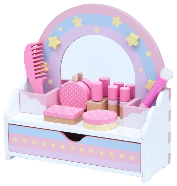 Little Dreamer Tabletop Vanity Toys, Pink Kids Toys And Games by