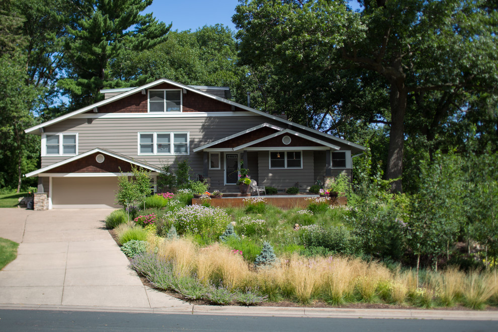 Contemporary Front Yard Meadow - Contemporary - Landscape - Minneapolis