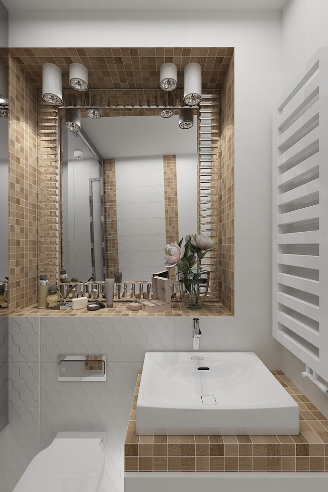 Современный  душ