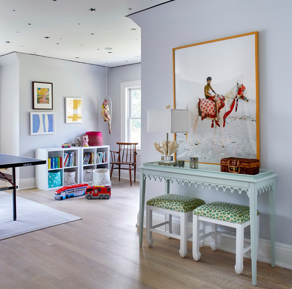 Design ideas for a beach style kids' room in Orange County.