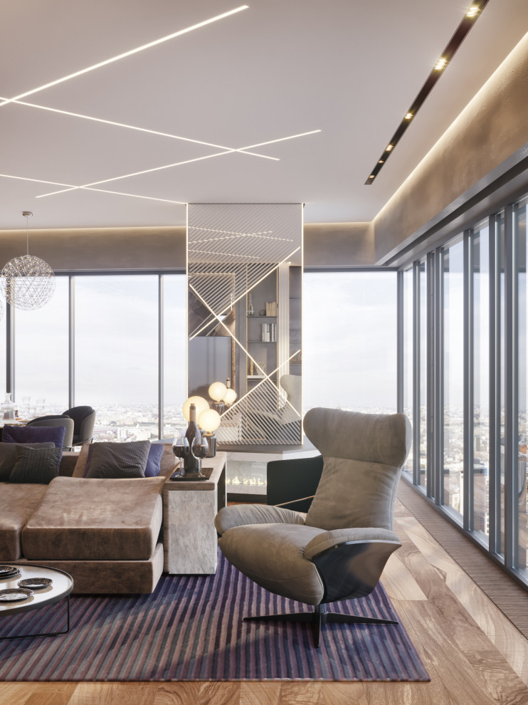 Apartments in the skyscraper «OKO»