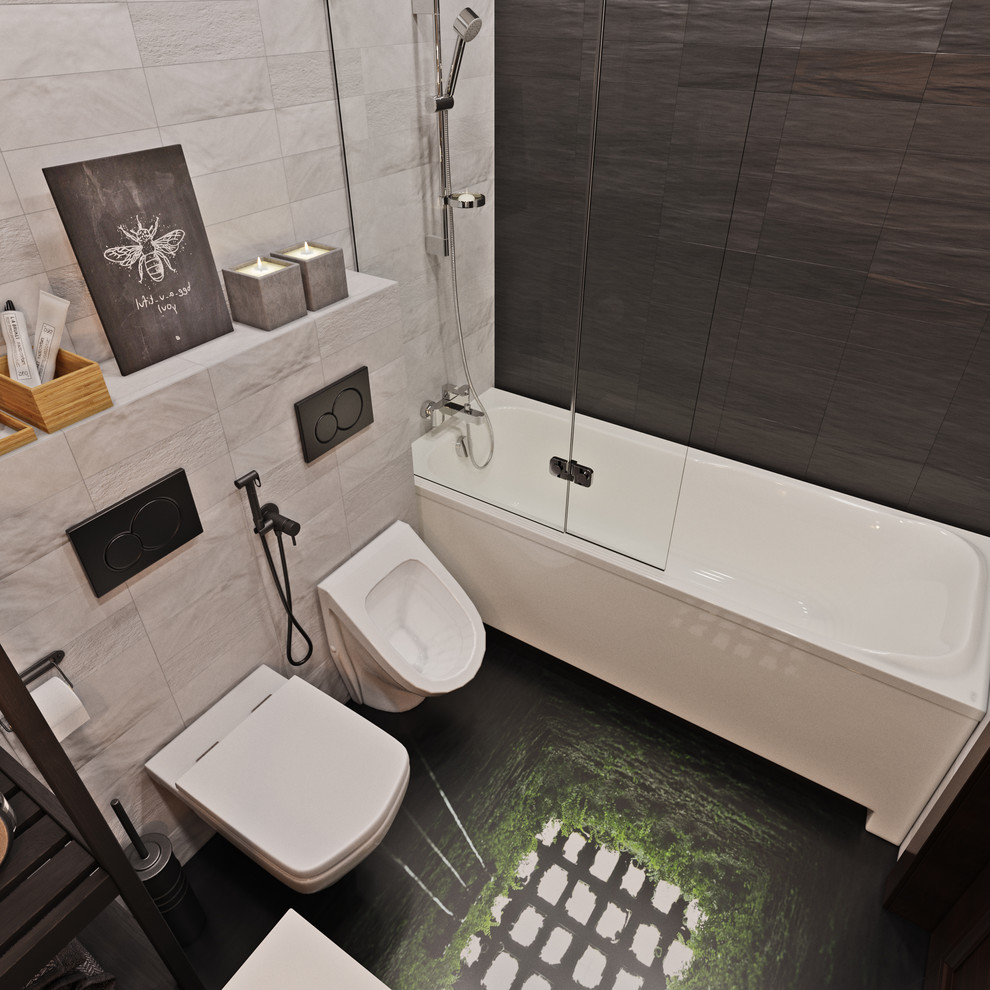 Квартира на Пулковском шоссе в стиле ирландского паба. 40 кв.м. Вариант 2.