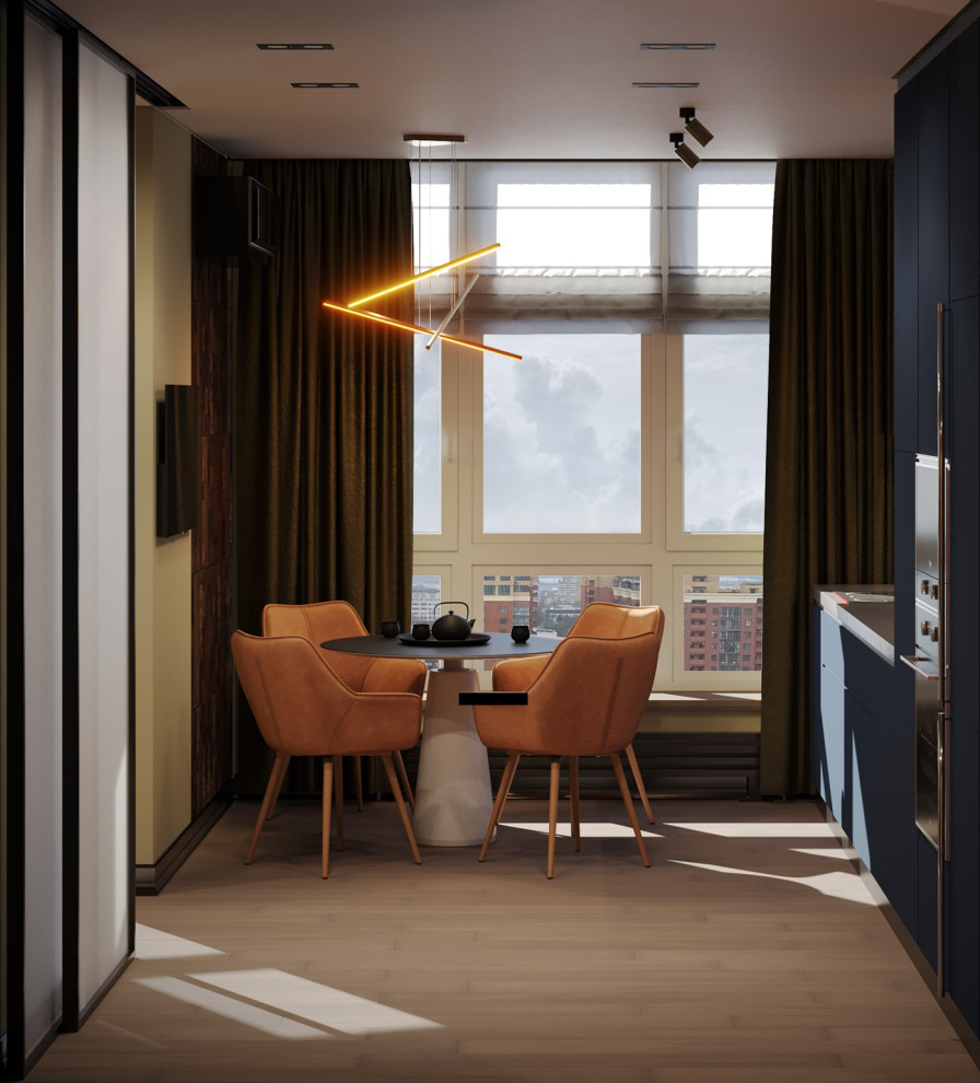 Необычная квартира с цветными радиаторами