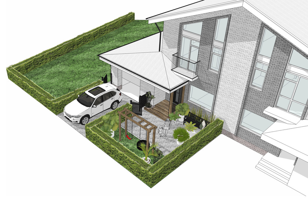 Благоустройство участка загородного дома