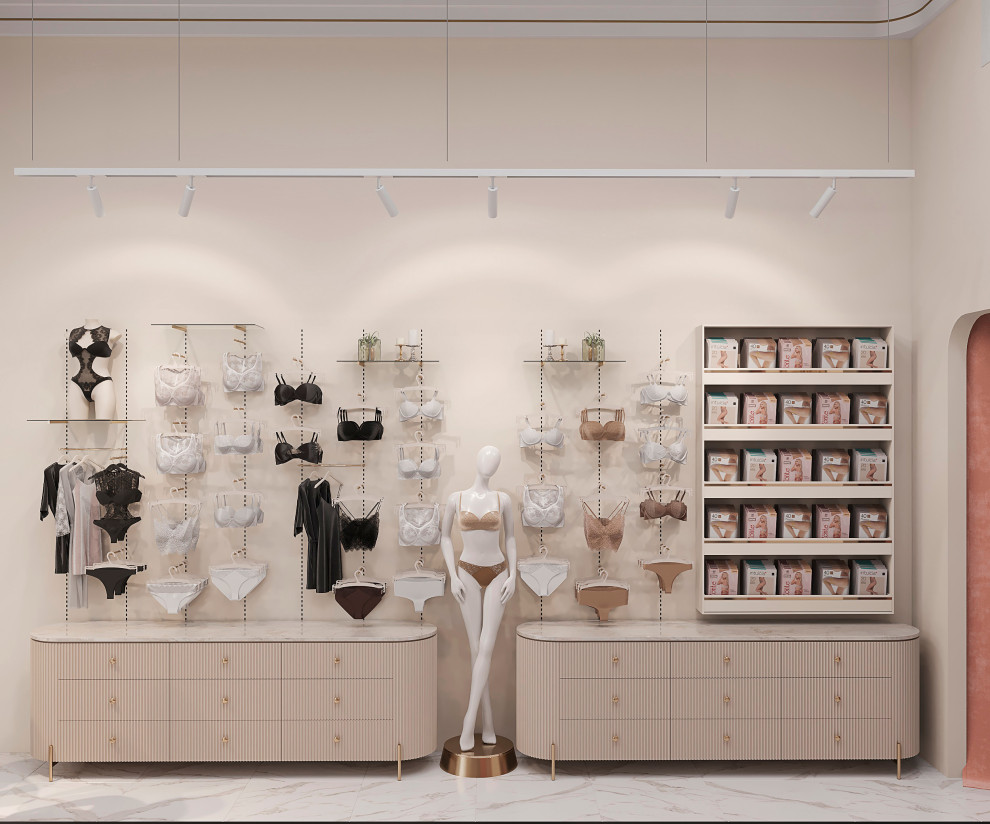 Дизайн проект магазина  женского нижнего белья.