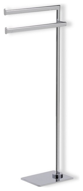 Free Standing Towel Stand Contemporary Racks Stands By Free Standing Towel Stand Chrome