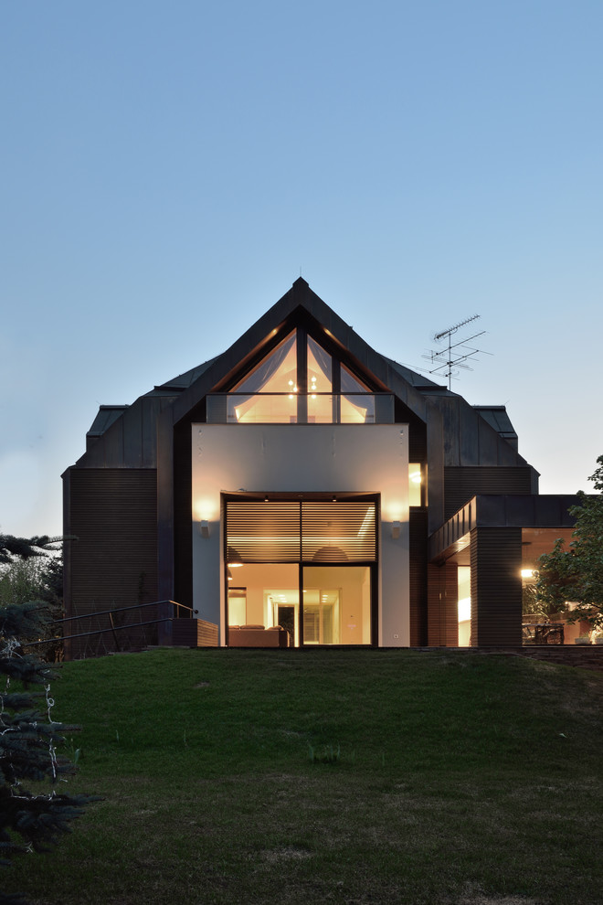 Загородный дом в стиле минимализм