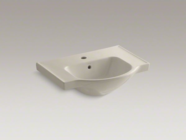 KOHLER Veer(TM) 24" single-hole sink basin