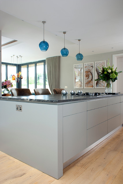 Open Plan Living contemporary-kitchen
