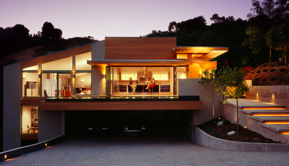 Contemporary Custom Home Exterior Contemporary San Francisco by C