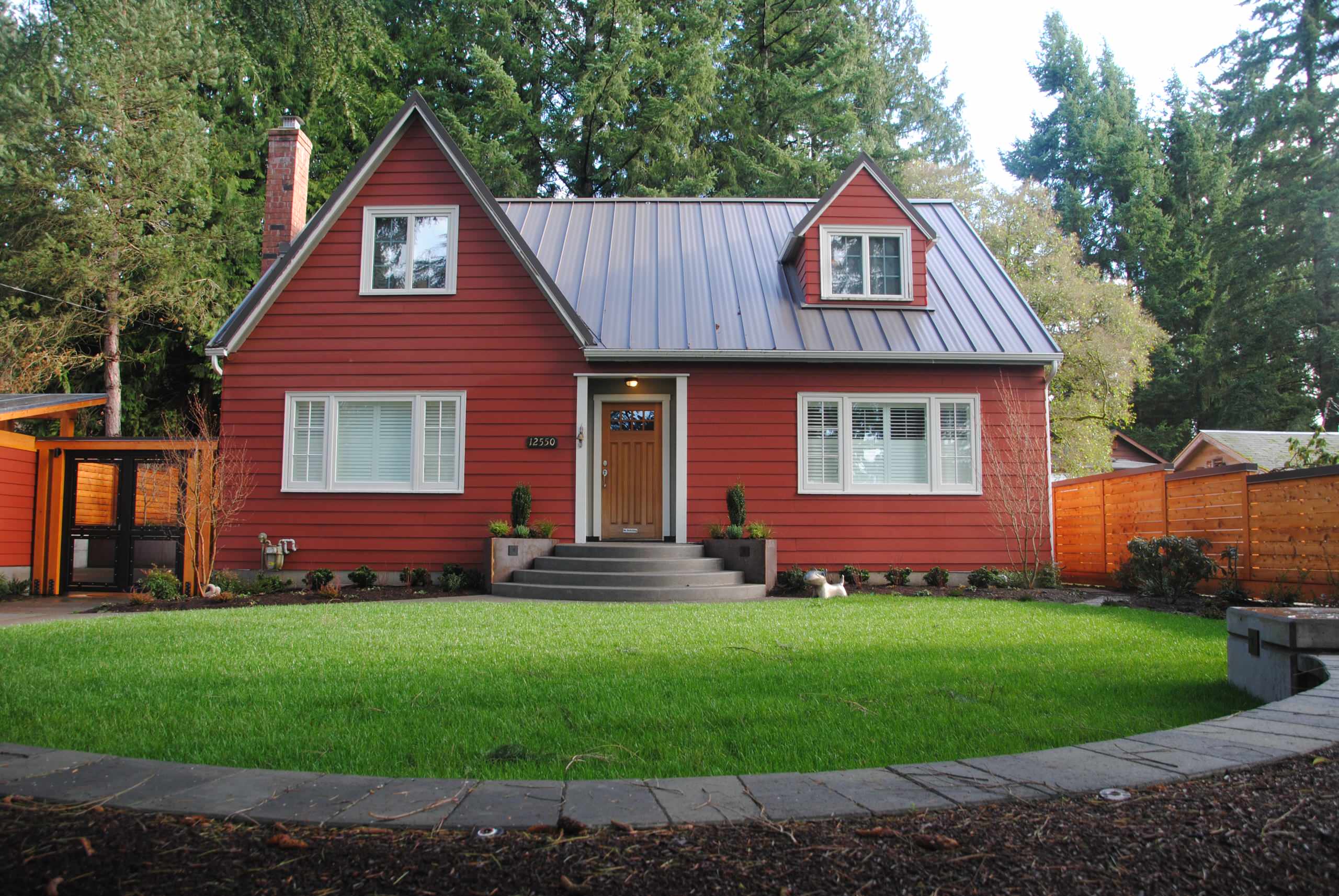 North Seattle Residence - front entry