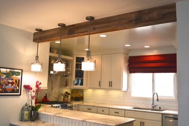 Inspiration for a transitional home design remodel in Los Angeles
