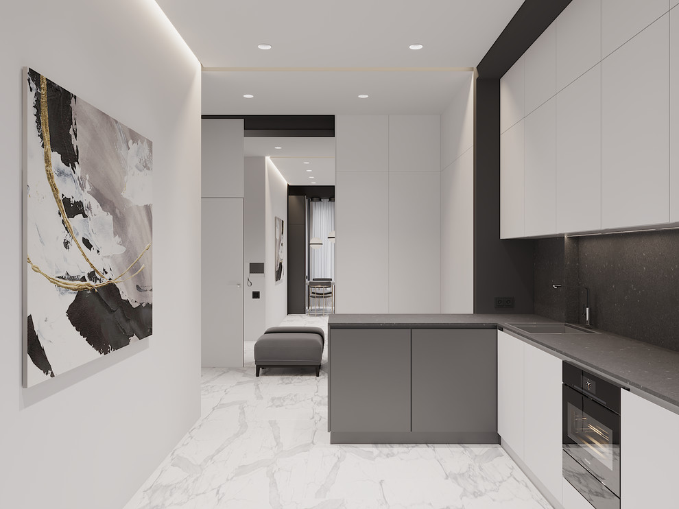 Однокомнатная квартира в стиле МИНИМАЛИЗМ в ЖК "Стокгольм"