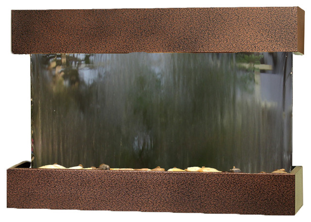 Reflection Creek Water Feature by Adagio, Silver Mirror, Copper Vein