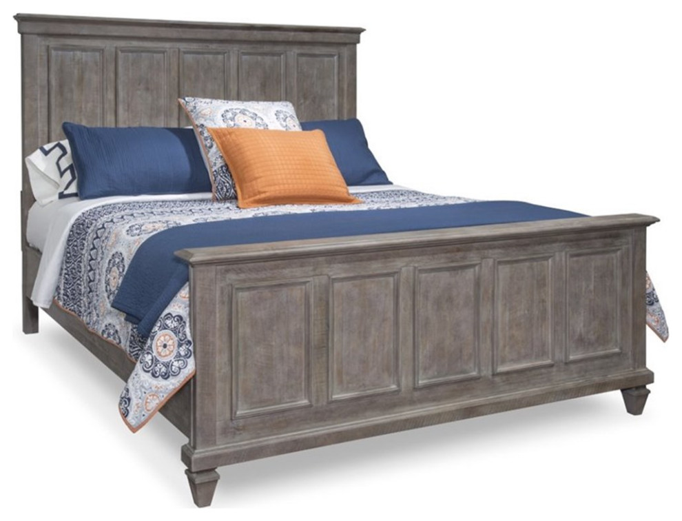 Magnussen Lancaster Queen Panel Bed in Dovetail Gray
