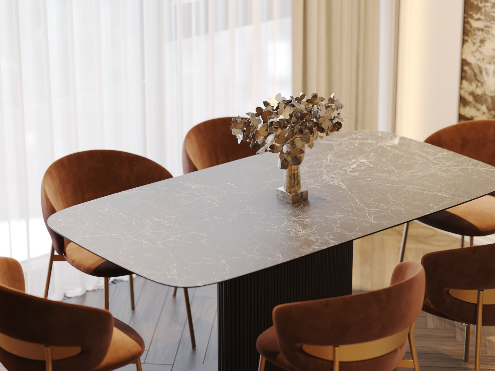 Интерьер трехкомнатной квартиры