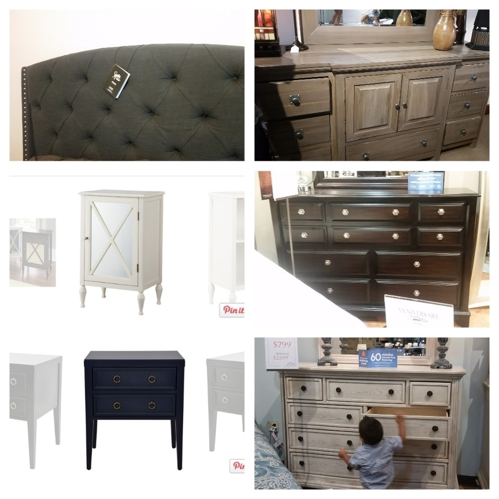 light or dark dresser with charcoal upholstered bed | Houzz Forum