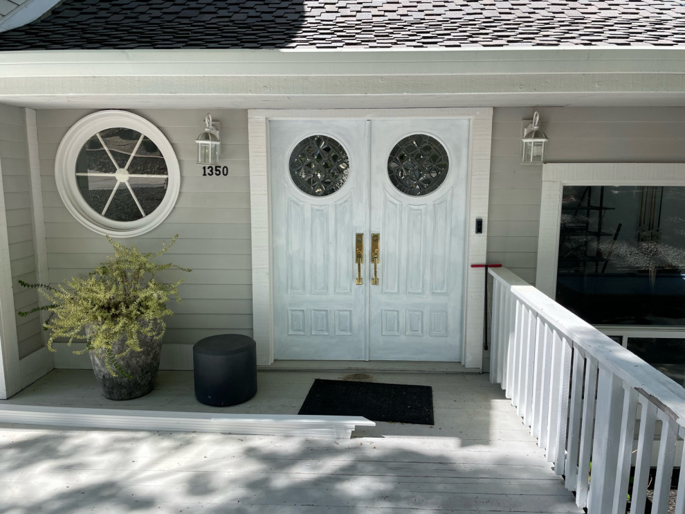 Front porch and garage light size