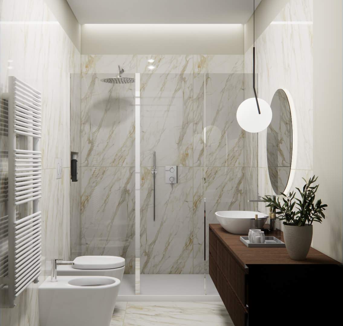 VIA CRIVELLI | render - Bagno