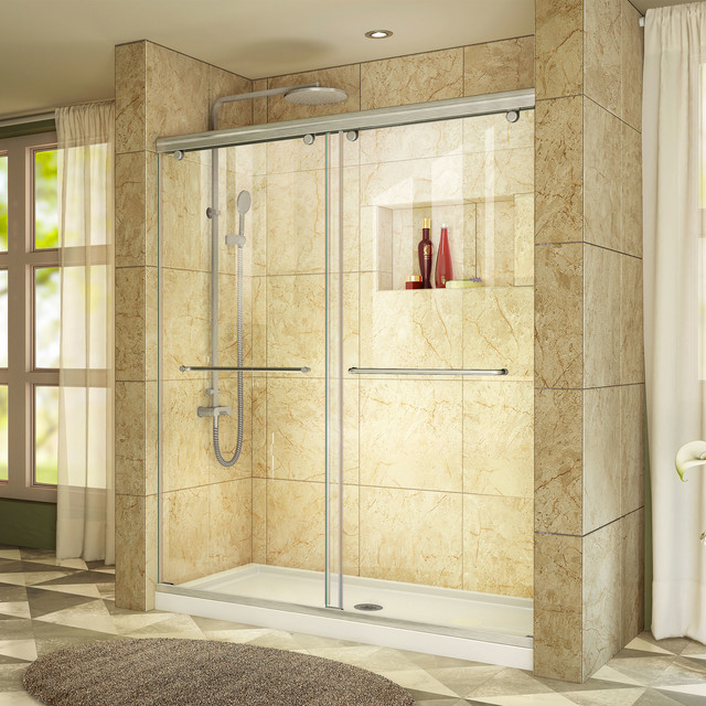 DreamLine Charisma 32x60" Frameless Bypass Shower Door with Center
