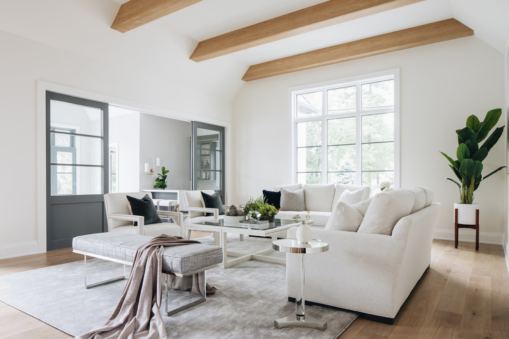 DS Coastal In The Burbs - Transitional - Living Room - Chicago - by Amy ...