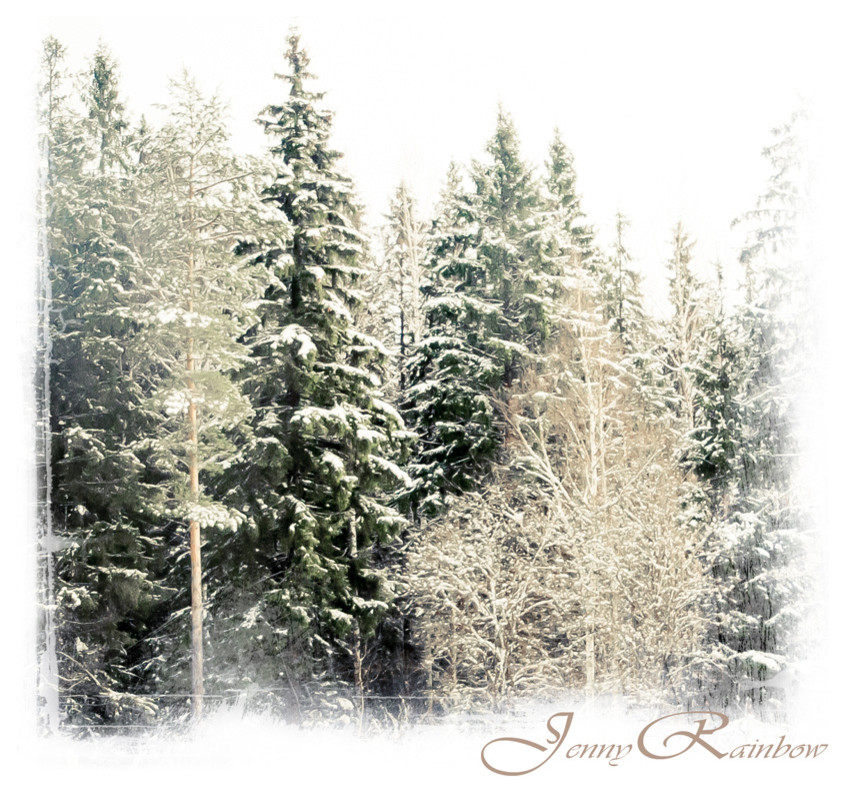 Winter Wonderland. Elegant KnickKnacks from JennyRainbow