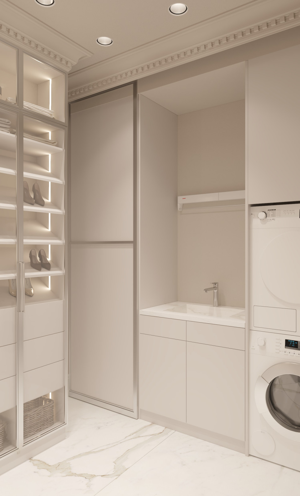 Современный  элегантный интерьер