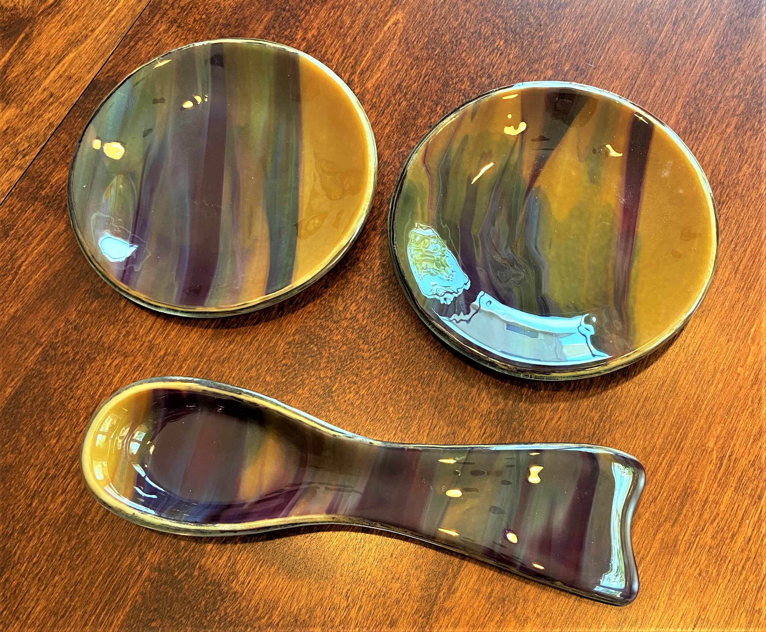 Autumn spoonholder and any-use 6" dishes - set or separately