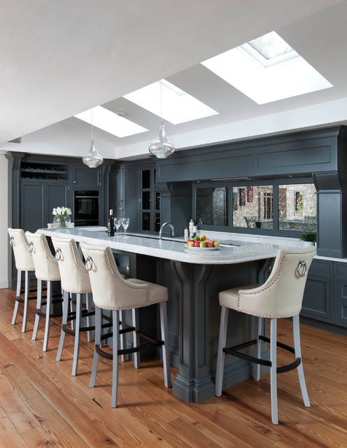 Downpipe transitional-kitchen