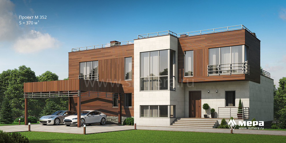 Современные каменные дома