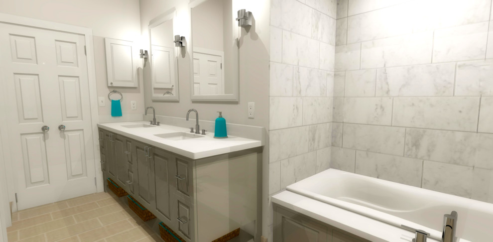 Bathroom - transitional bathroom idea