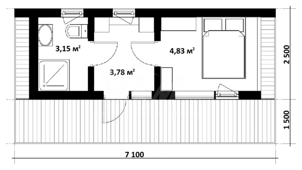 Модульный дом "Бриз"