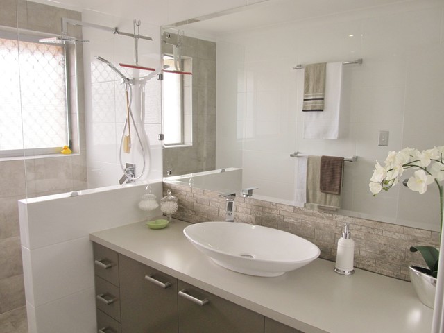Property styling to South Perth. modern-bathroom