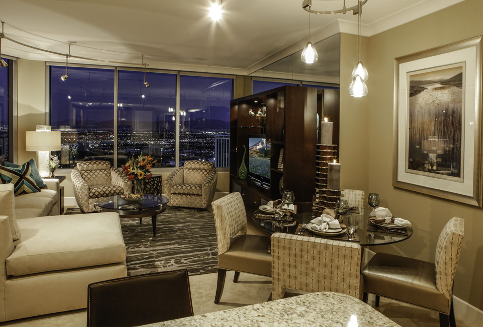 Turnberry Towers Traditional Living  Room  Las  Vegas  